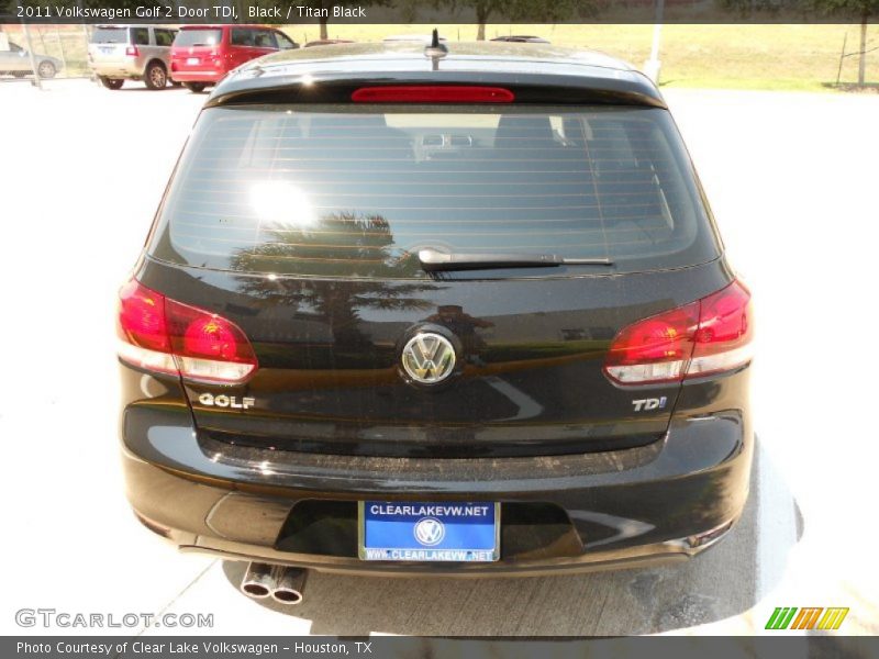 Black / Titan Black 2011 Volkswagen Golf 2 Door TDI