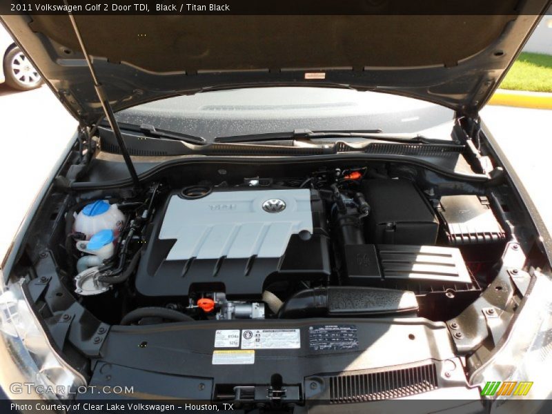 Black / Titan Black 2011 Volkswagen Golf 2 Door TDI