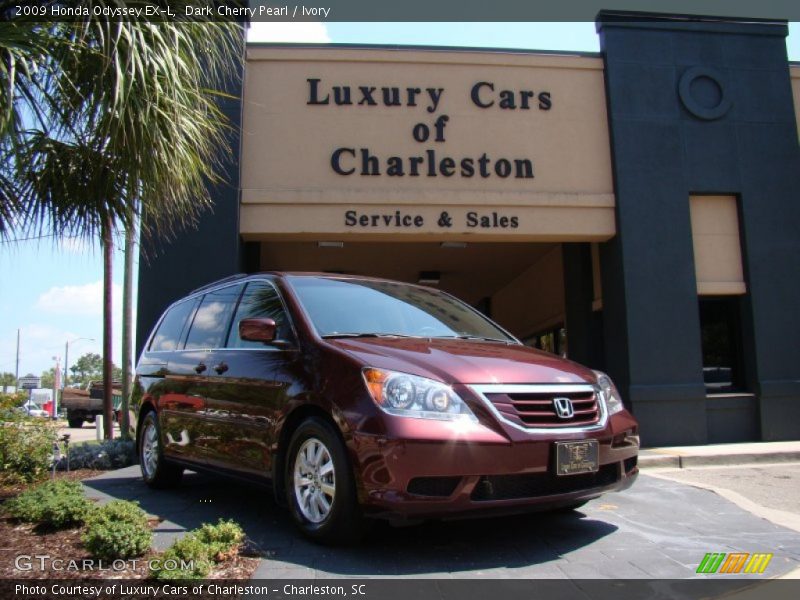 Dark Cherry Pearl / Ivory 2009 Honda Odyssey EX-L