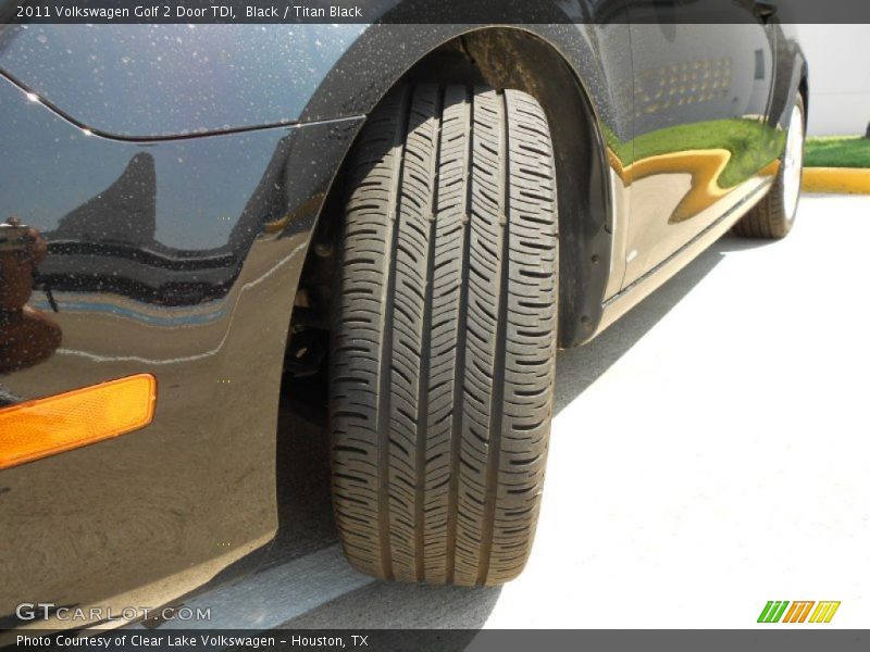 Black / Titan Black 2011 Volkswagen Golf 2 Door TDI