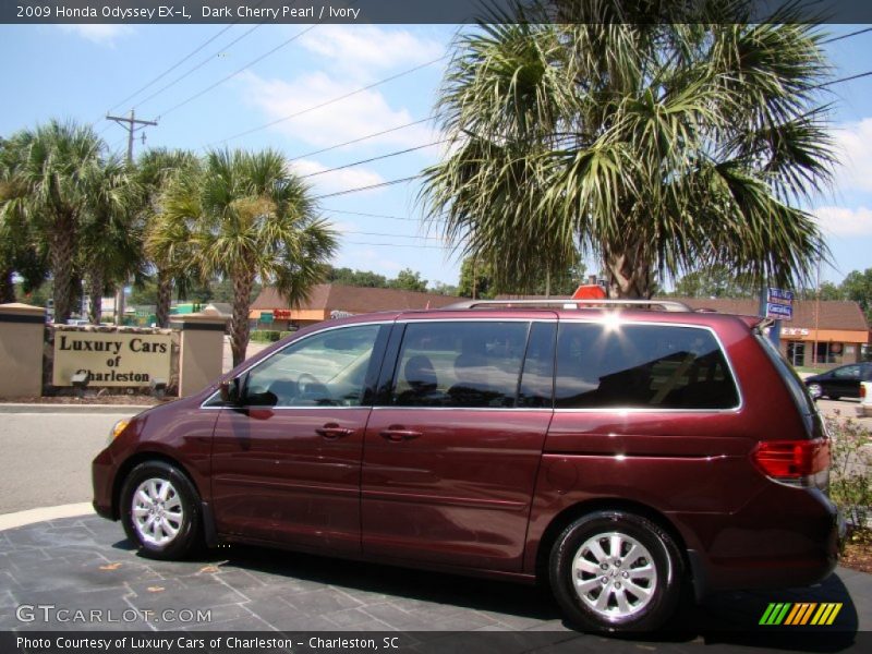 Dark Cherry Pearl / Ivory 2009 Honda Odyssey EX-L
