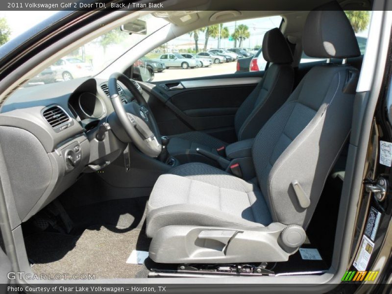 Black / Titan Black 2011 Volkswagen Golf 2 Door TDI