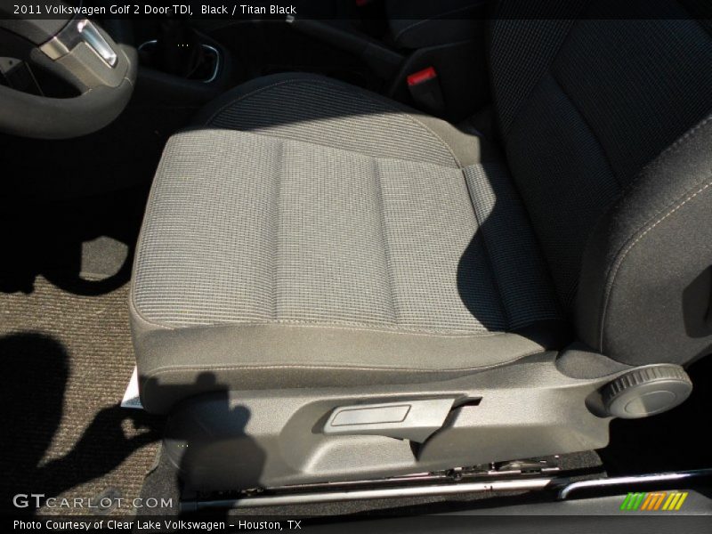 Black / Titan Black 2011 Volkswagen Golf 2 Door TDI
