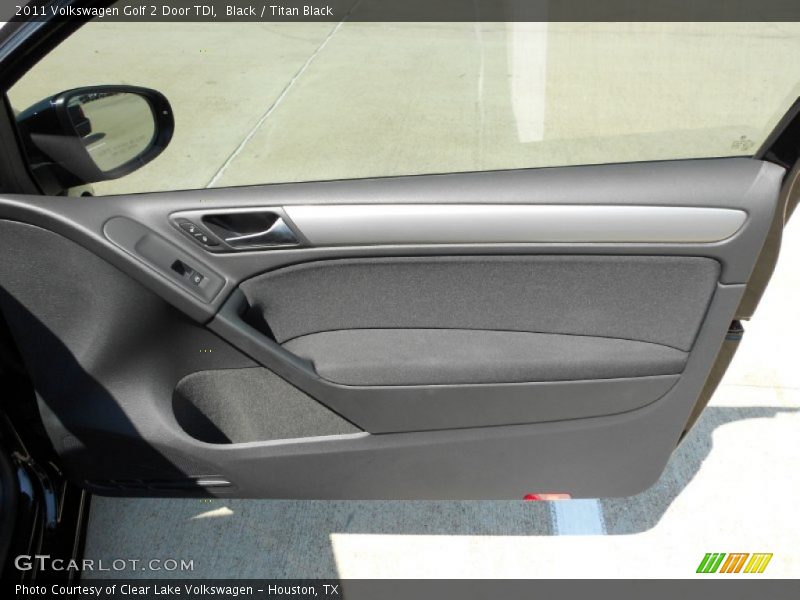 Black / Titan Black 2011 Volkswagen Golf 2 Door TDI
