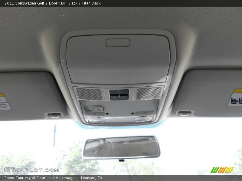 Black / Titan Black 2011 Volkswagen Golf 2 Door TDI