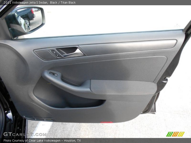 Black / Titan Black 2011 Volkswagen Jetta S Sedan