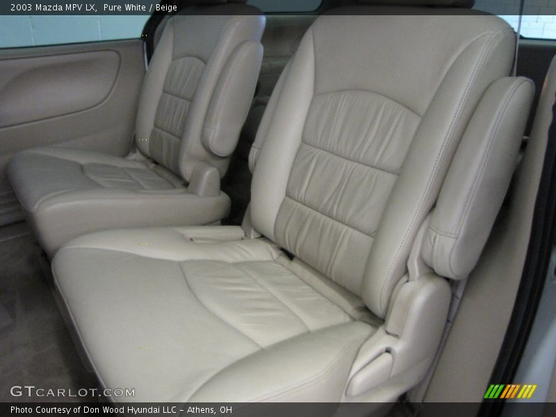 Pure White / Beige 2003 Mazda MPV LX