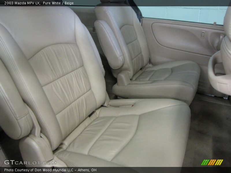 Pure White / Beige 2003 Mazda MPV LX