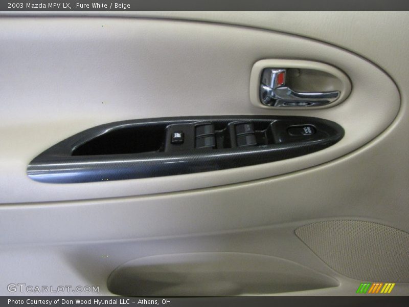 Pure White / Beige 2003 Mazda MPV LX