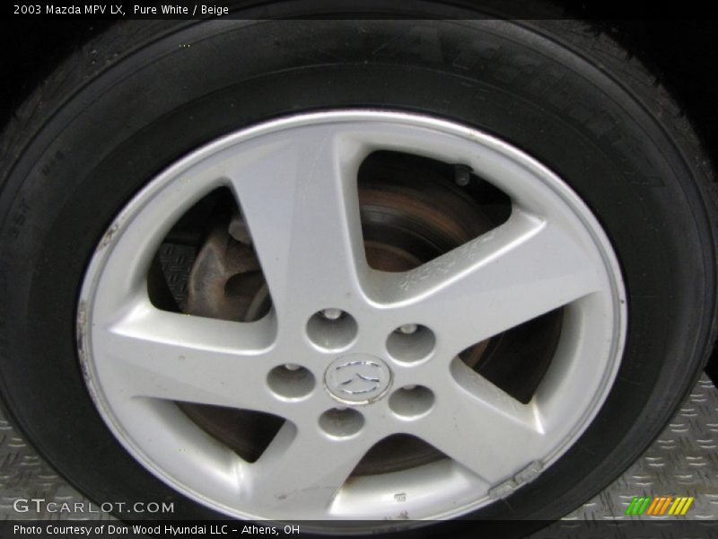 Pure White / Beige 2003 Mazda MPV LX