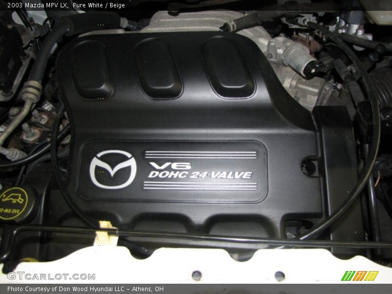 Pure White / Beige 2003 Mazda MPV LX