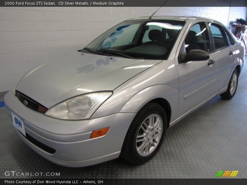 CD Silver Metallic / Medium Graphite 2000 Ford Focus ZTS Sedan
