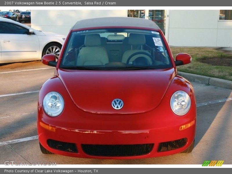 Salsa Red / Cream 2007 Volkswagen New Beetle 2.5 Convertible
