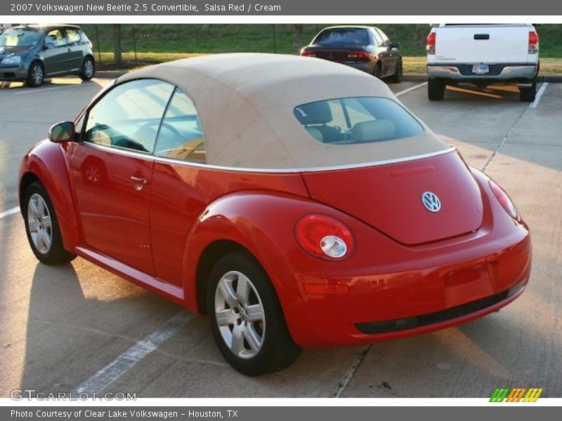 Salsa Red / Cream 2007 Volkswagen New Beetle 2.5 Convertible