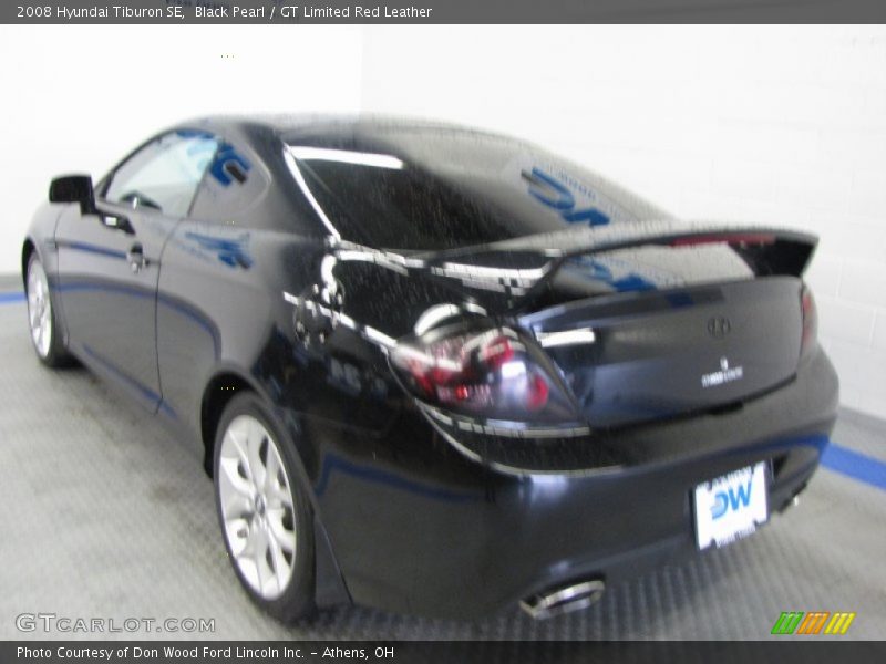 Black Pearl / GT Limited Red Leather 2008 Hyundai Tiburon SE
