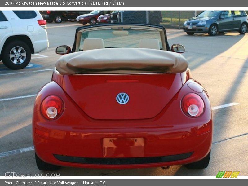 Salsa Red / Cream 2007 Volkswagen New Beetle 2.5 Convertible