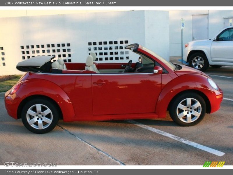 Salsa Red / Cream 2007 Volkswagen New Beetle 2.5 Convertible