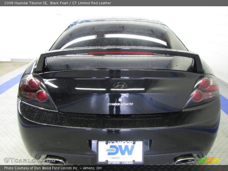 Black Pearl / GT Limited Red Leather 2008 Hyundai Tiburon SE