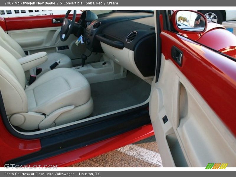 Salsa Red / Cream 2007 Volkswagen New Beetle 2.5 Convertible