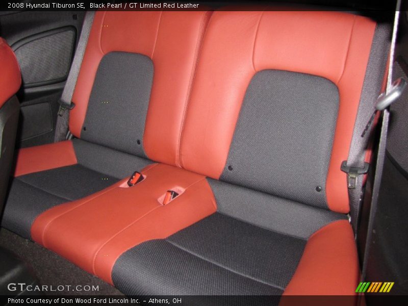 Black Pearl / GT Limited Red Leather 2008 Hyundai Tiburon SE