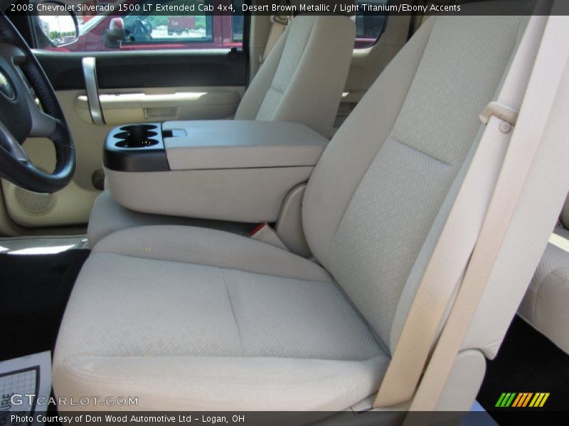 Desert Brown Metallic / Light Titanium/Ebony Accents 2008 Chevrolet Silverado 1500 LT Extended Cab 4x4