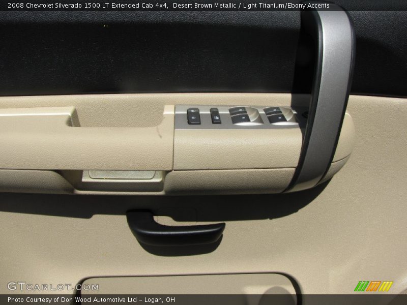 Desert Brown Metallic / Light Titanium/Ebony Accents 2008 Chevrolet Silverado 1500 LT Extended Cab 4x4