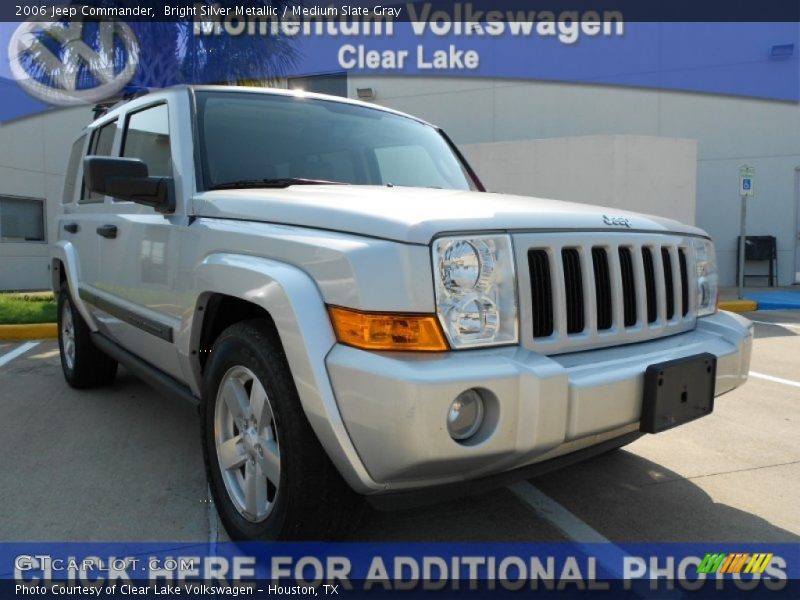 Bright Silver Metallic / Medium Slate Gray 2006 Jeep Commander