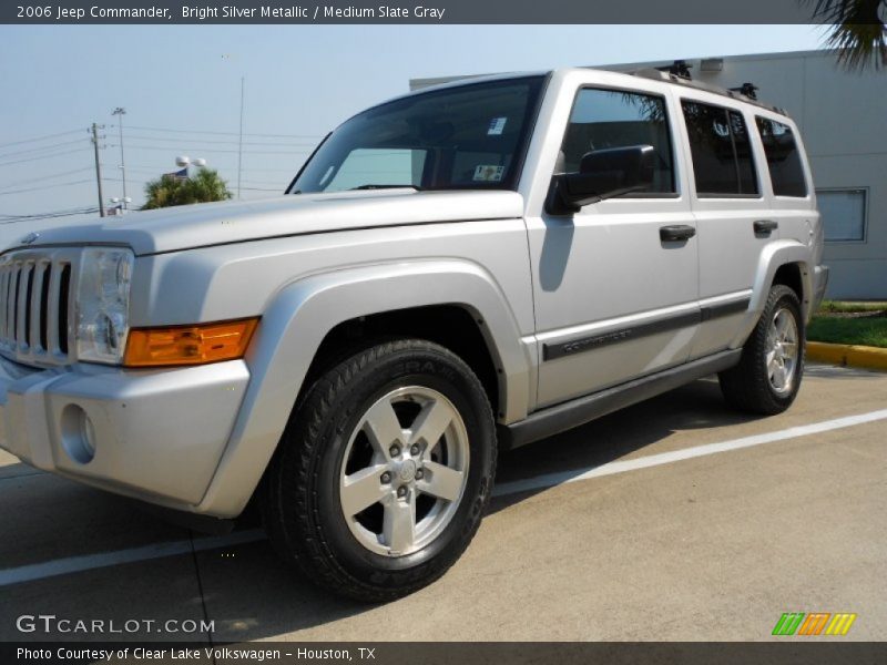 Bright Silver Metallic / Medium Slate Gray 2006 Jeep Commander