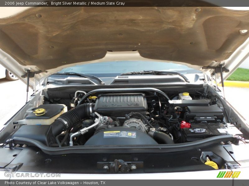 Bright Silver Metallic / Medium Slate Gray 2006 Jeep Commander