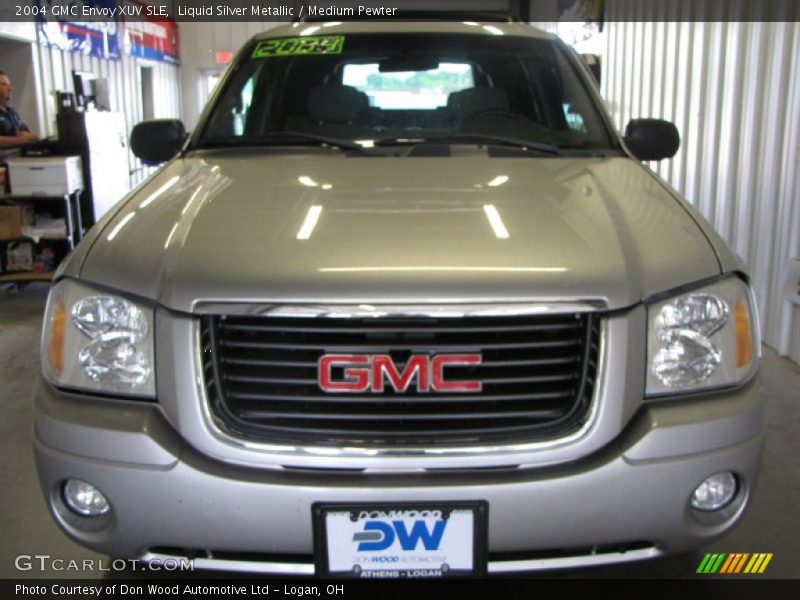 Liquid Silver Metallic / Medium Pewter 2004 GMC Envoy XUV SLE