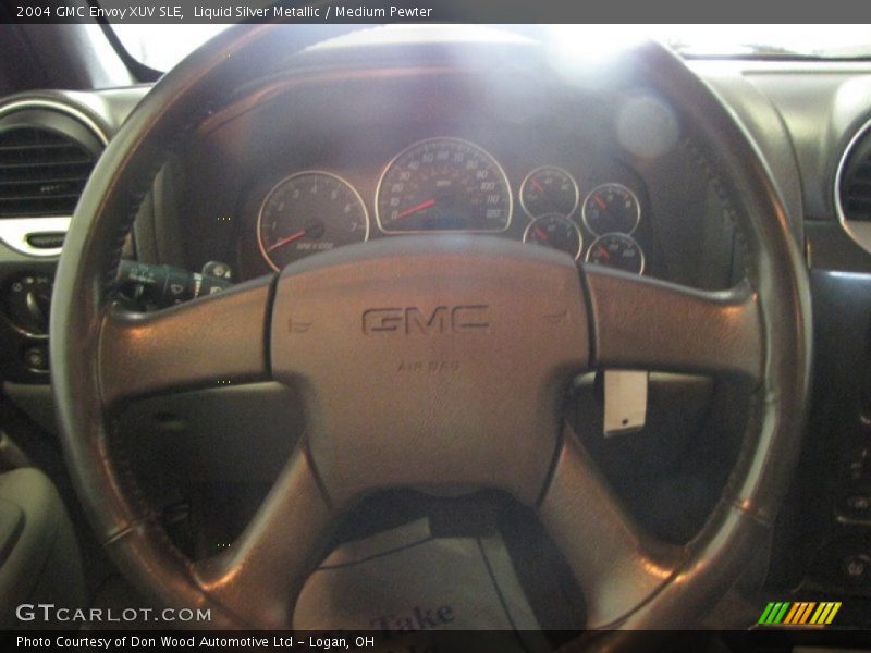 Liquid Silver Metallic / Medium Pewter 2004 GMC Envoy XUV SLE