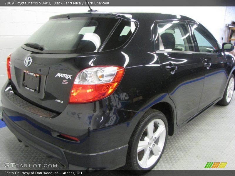 Black Sand Mica / Dark Charcoal 2009 Toyota Matrix S AWD