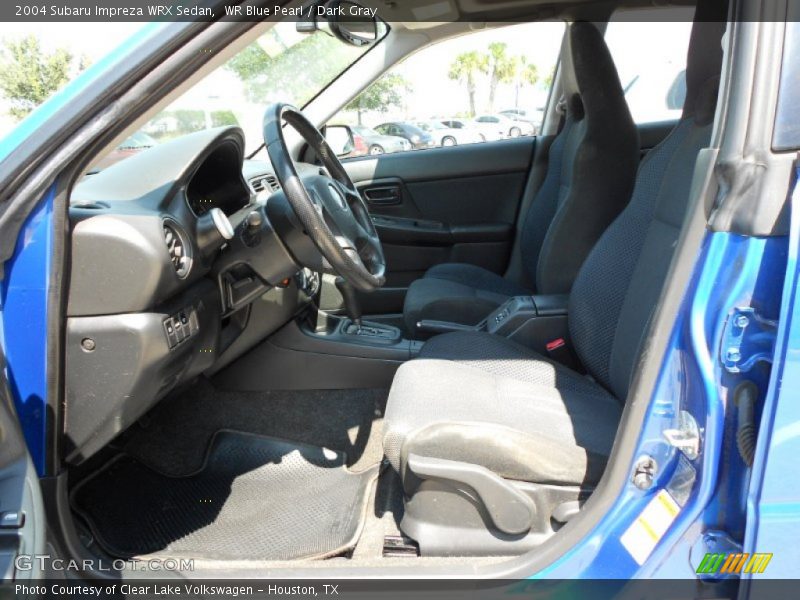  2004 Impreza WRX Sedan Dark Gray Interior