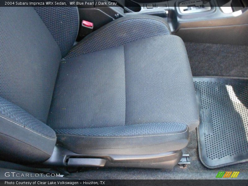 WR Blue Pearl / Dark Gray 2004 Subaru Impreza WRX Sedan