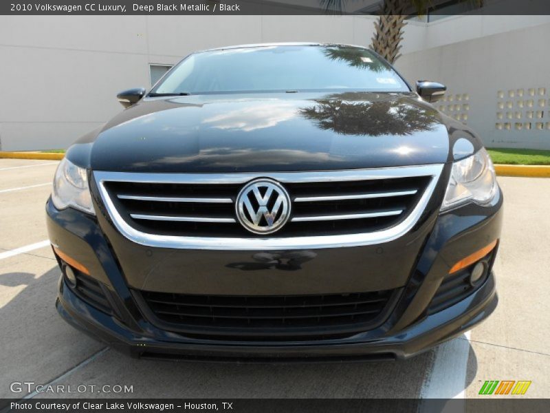 Deep Black Metallic / Black 2010 Volkswagen CC Luxury