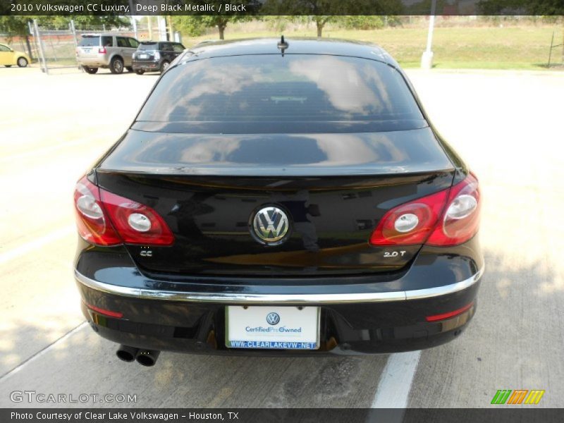 Deep Black Metallic / Black 2010 Volkswagen CC Luxury