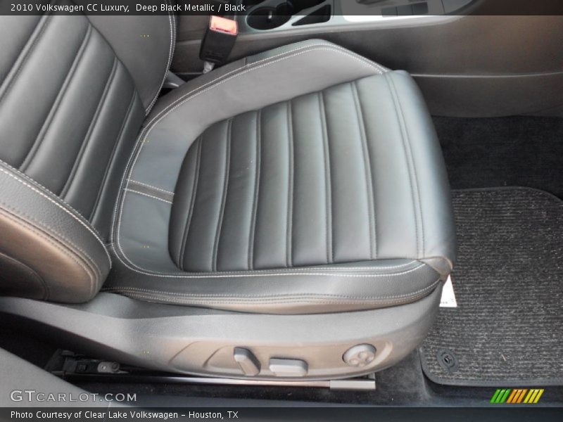 Deep Black Metallic / Black 2010 Volkswagen CC Luxury