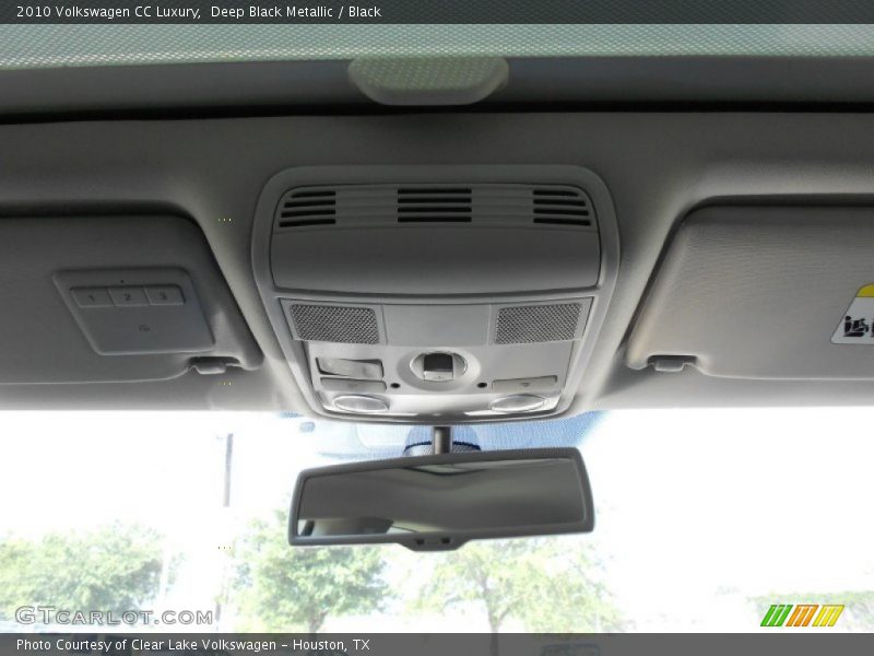 Deep Black Metallic / Black 2010 Volkswagen CC Luxury