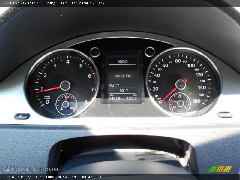  2010 CC Luxury Luxury Gauges