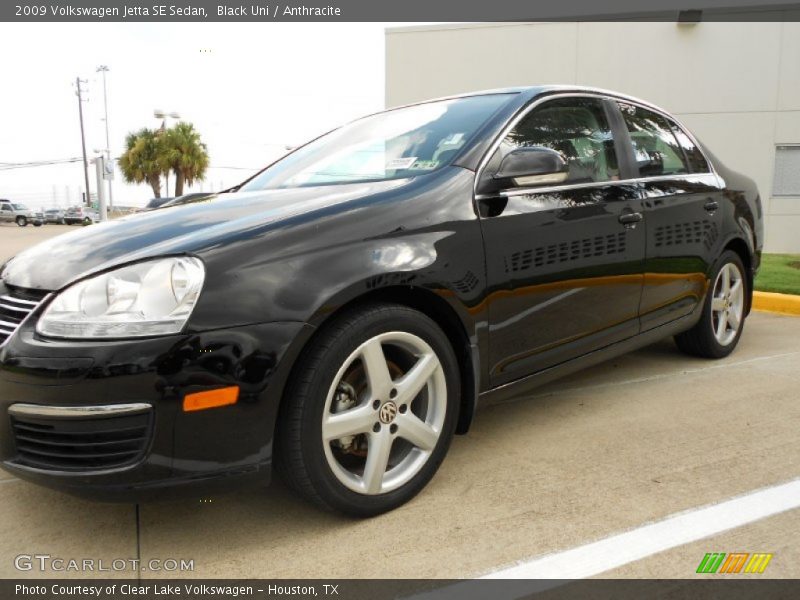 Black Uni / Anthracite 2009 Volkswagen Jetta SE Sedan