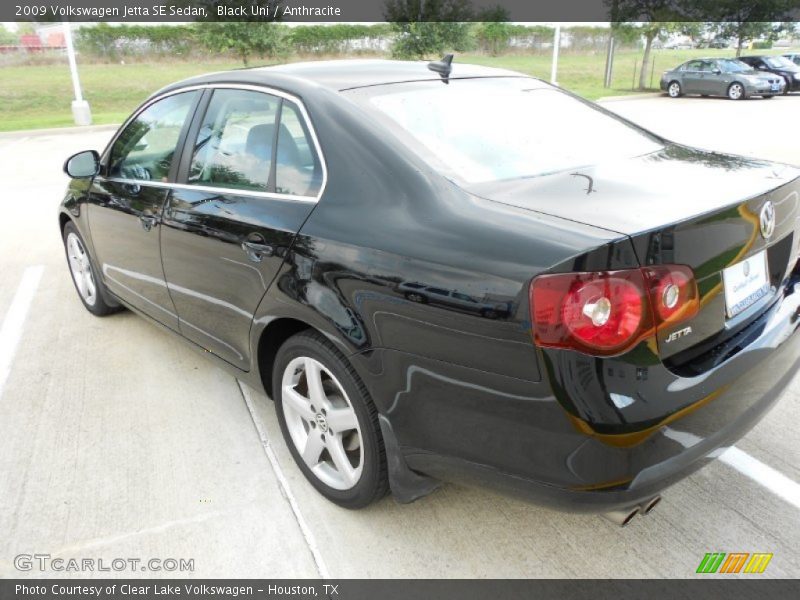 Black Uni / Anthracite 2009 Volkswagen Jetta SE Sedan