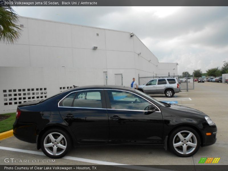 Black Uni / Anthracite 2009 Volkswagen Jetta SE Sedan