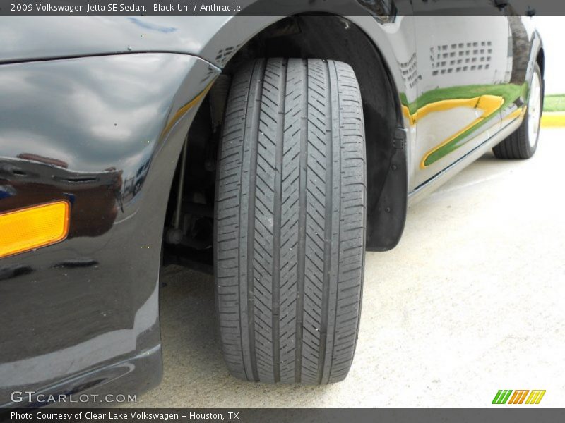 Black Uni / Anthracite 2009 Volkswagen Jetta SE Sedan