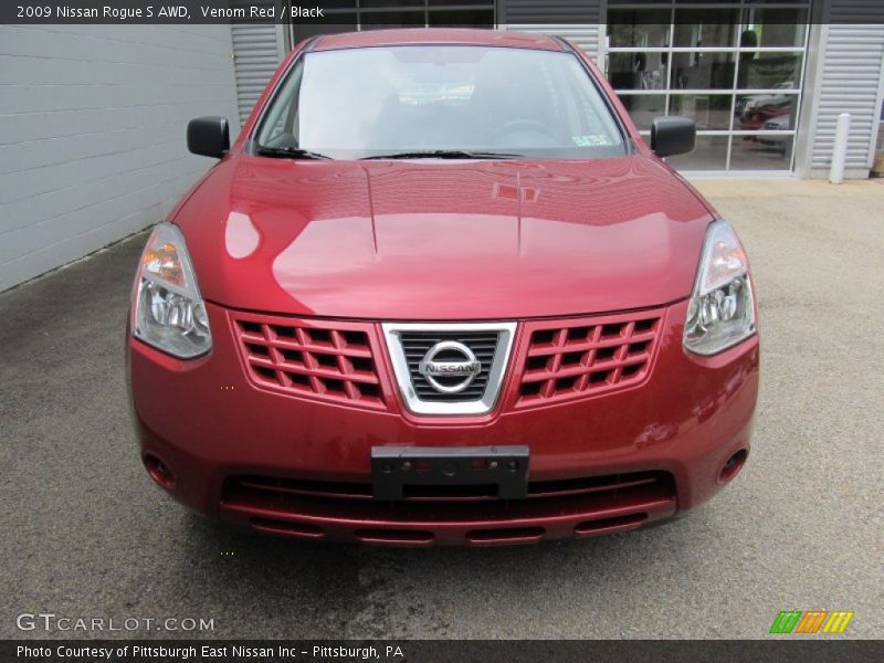 Venom Red / Black 2009 Nissan Rogue S AWD