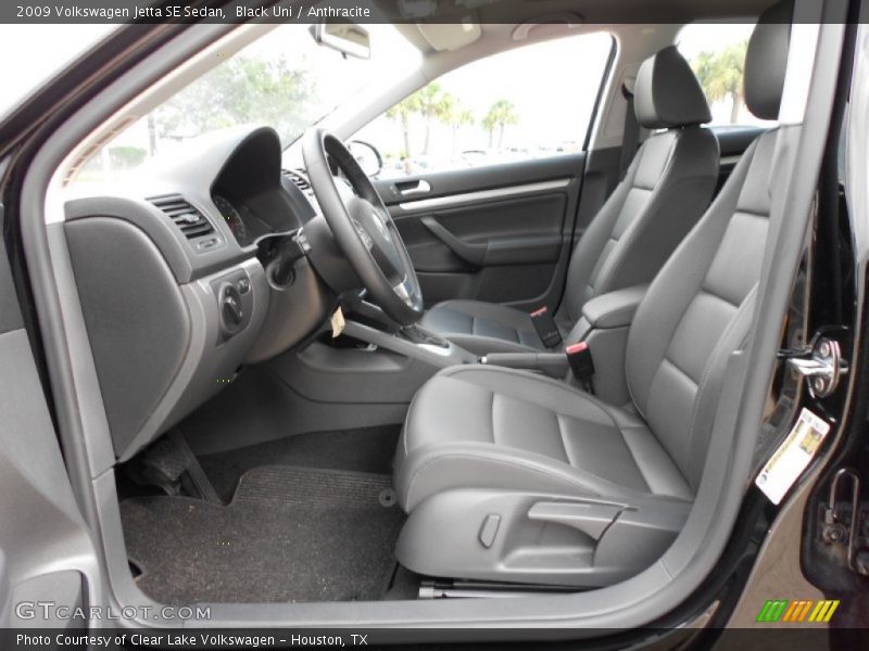 Black Uni / Anthracite 2009 Volkswagen Jetta SE Sedan
