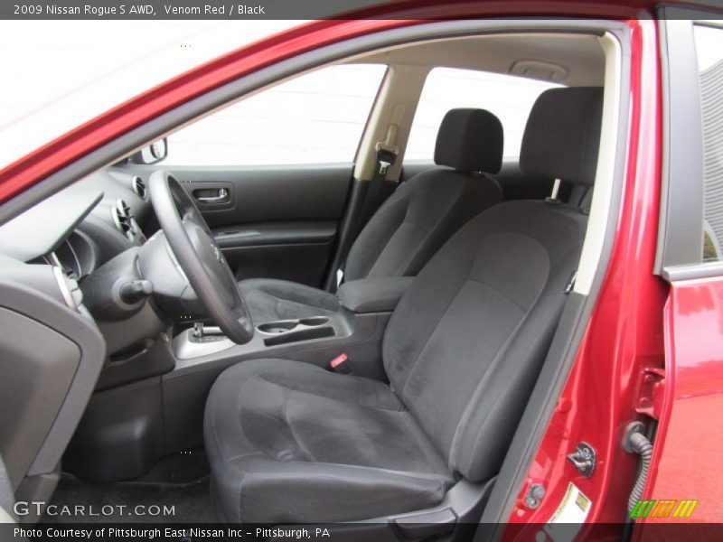 Venom Red / Black 2009 Nissan Rogue S AWD