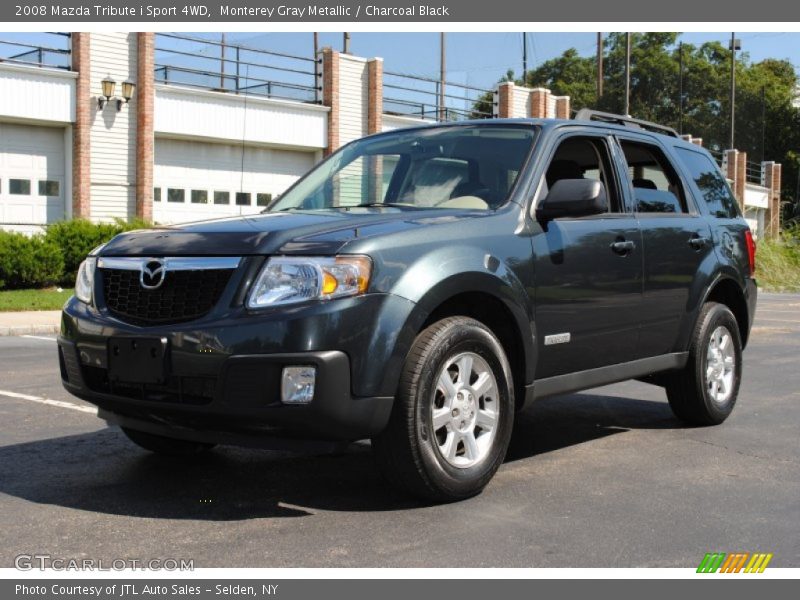 Monterey Gray Metallic / Charcoal Black 2008 Mazda Tribute i Sport 4WD