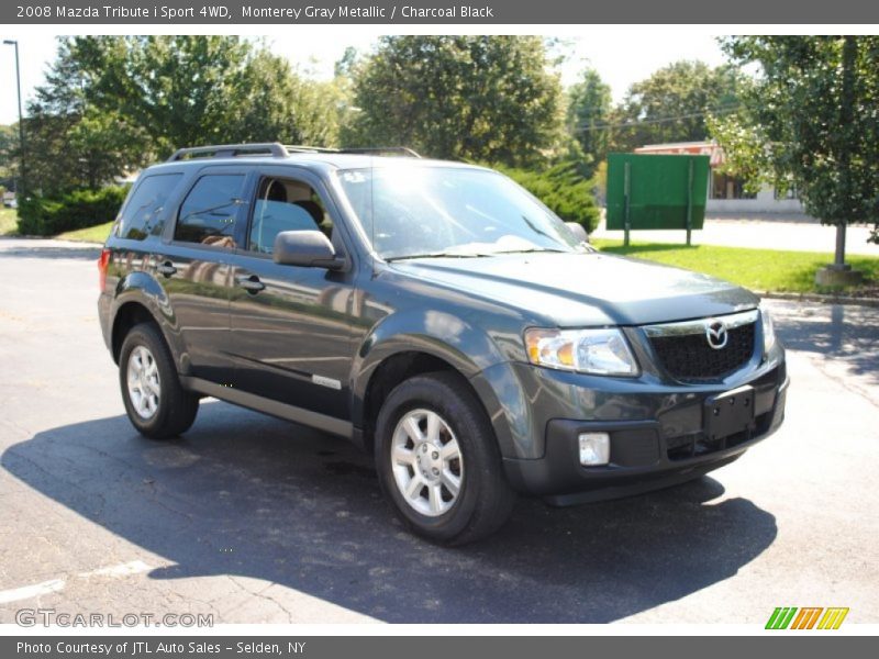 Monterey Gray Metallic / Charcoal Black 2008 Mazda Tribute i Sport 4WD