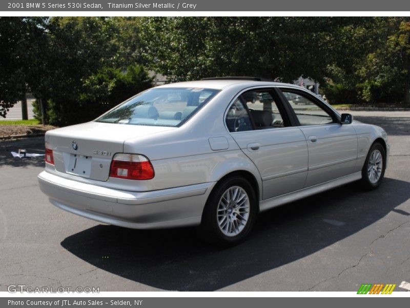 Titanium Silver Metallic / Grey 2001 BMW 5 Series 530i Sedan