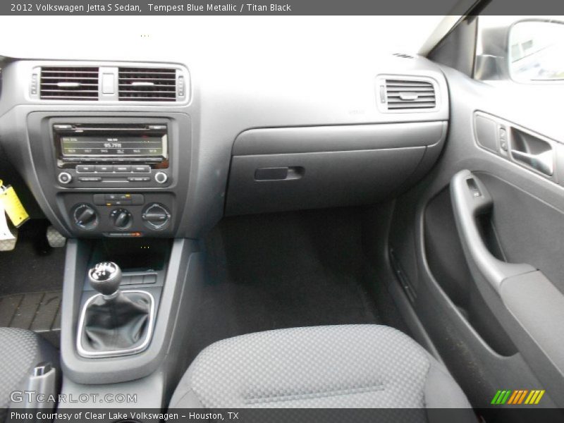 Tempest Blue Metallic / Titan Black 2012 Volkswagen Jetta S Sedan